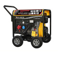 HIARNS 5KW Tipo abierto Start Electric Battery Battery 20L Generador de diesel de tanque de combustible